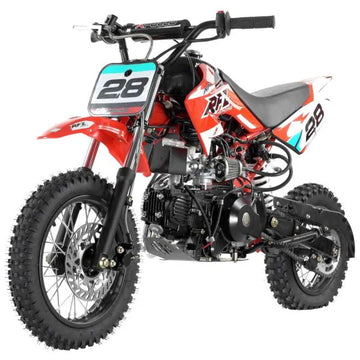 HHH DB28 110cc Dirt Bike RFZ – Fully Automatic, Electric Start, Front & Rear Disc Brakes mississippipowersports